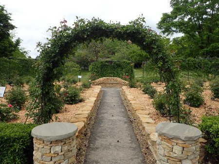 北バラ園
